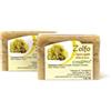 LYNPHA VITALE Sapone allo Zolfo - Sapone Viso per Pelli Grasse o Miste - Saponetta allo zolfo 100% Naturale e Vegetale - Made in Italy - Confezione da 2