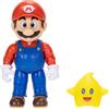 Jakks Pacific Action figure di Mario da 12,7 cm (5 pollici) tratta dal film Super Mario Galaxy, con accessorio, licenza ufficiale Jakks Pacific, 22 punti di articolazione, include Luma che si illumina al buio