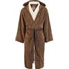 Star Wars Jedi Accappatoio da bagno, taglia unica, marrone-beige,