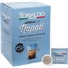 Caffè Toraldo 300 Cialde Caffè Toraldo Miscela Crema Di Napoli Filtro Carta Ese 44 mm.