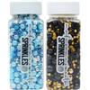 MS GOOD MakeSomeSweets Sprinkle Set - Premium BLUE OCEAN & DARK DREAMS Commestibili Sprinkles - Vegano, senza olio di palma, 2 x 100g