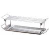 Tepro Accessori per Barbecue, Supporto per Cosce di Pollo, in Acciaio Inox, 18 Cosce o Ali di Pollo