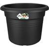 Elho Green Basics Cilinder 55 - Vaso per Esterno - Ø 54.3 x H 41.2 cm - Living Black