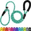TagME Riflessivo Guinzaglio per Cani Taglia Media,Guinzaglio Retriever, Guinzaglio Addestramento per Cani,Ø10mm x 185cm,Teal