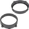 tomzz Audio 2802-000 Anelli per altoparlanti staffe adattatore compatibile con Alfa Romeo Fiat Lancia 147 159 Lancia Y Croma Idea varie posizioni di montaggio per 165 millimetri altoparlanti DIN