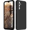 ISOI - Cover per Samsung Galaxy A14 4G / A14 5G, Custodia Morbida in Silicone Liquido, Protezione Completa Antiurto Ultra Sottile per il Corpo - Nero