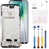 LADYSON INCELL - Schermo LCD per Realme GT Master Edition RMX3360 RMX3363, kit di ricambio per display LCD Realme GT Master, digitalizzatore touch, parti di riparazione (nero con telaio)