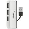 Belkin F4U021bt Hub da Viaggio a 4 Porte USB-A, Autoalimentato