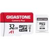 GIGASTONE Scheda di Memoria Micro SDHC da 32 GB, Telecamera Plus Serie, A1 U1 C10 UHS-1, Velocit? Fino a 90/20 MB/Sec(R/W). Compatibile con GoPro Fotocamere Videocamere Tavoletta, con Adattatore SD