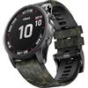 NotoCity Cinturino per Garmin Fenix 6X Pro/Fenix 3/3 HR/Fenix 5X/5X Plus/Fenix 6X/Fenix 7X/7X Pro, Descent MK1/Mk2/Mk2i, D2 Delta PX, Tactix Delta, Cinturino di Ricambio in Silicone 26mm