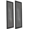 Vikye Filtro Antipolvere per Case PC Fai-da-te da 120 X 360 Mm, [2 pezzi] Copertura Filtro Antipolvere Magnetico in PVC, Ventola per PC Filtro Antipolvere per Case PC (BLACK)