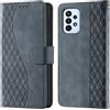 CaseGla Cover per Samsung Galaxy A23 4G/5G PU Pelle Custodia Flip Gris