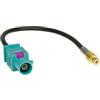 tomzz Audio 1500-049 Fakra (M) Antenna adattatore spina a MCX (M) spina DAB Antenna Box