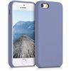 kwmobile Cover per Apple iPhone SE (1.Gen 2016) / iPhone 5 / iPhone 5S Custodia - Back Case per Smartphone in Silicone TPU - Protezione Gommata - lavanda opaco