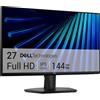 Dell 27 Monitor - SE2726H, Full HD (1920x1080), 144Hz, IPS, 1ms MPRT, AMD FreeSync, VESA (100x100mm), 2 HDMI, 3 Anni di Garanzia, Nero