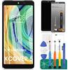 SRJTEK Per Samsung Galaxy Xcover 5 Schermo LCD Per Samsung Xcover 5 Schermo di Ricambio Xcover 5 Display LCD G525 Touch Digitizer Assembly SM-G525F, SM-G525F/DS Kit di riparazione (nero?