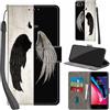 Haninsuze Cover per iPhone SE 2022 5G/SE 2020/7/8 Custodia Cover Pelle Libro Portafoglio con Porta Carte Magnetica Protezione Antiurto Cuoio Flip Case Custodia Cover per iPhone SE2/SE3, ala