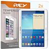 REY Pack 2X Pellicola salvaschermo per Samsung Galaxy Tab 3 10.1 P5200, Pellicole salvaschermo Vetro Temperato 9H+, di qualità Premium Tablet