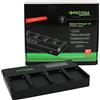 PATONA Premium Caricabatterie Turbo per Sony serie F NP-F970 F990 F960 F750 | 4-fасh Caricabatterie rapido per batterie NP-F-Serie, videocamere, luci video LED, monitor e field recorder