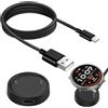 Amztour Caricabatterie per Amazfit Active 2/Bip 6(A2437) Caricabatterie magnetico rapido con cavo di ricarica USB separato da 100 cm di ricarica rapida Tipo-C, leggero, compatto nero