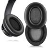 XBERSTAR Cuscinetti auricolari di ricambio per Anker Soundcore Life Q20/Q20 BT in pelle più morbida, lussuosa memory foam, spessore aggiunto, isolamento acustico migliorato (nero)