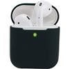KOKOKA Custodia in Silicone Compatibile con AirPods 2 Custodia, Silicone Protettiva Case Cover per Airpods 2, LED Anteriore Visibile, Dark Green