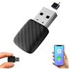 Sunweyer Wireless CarPlay & Android Auto Dongle 2 IN 1 Scatola di Connessione Automatica, Porta USB di Tipo C, Supporta Aggiornamenti Online Adattatore Cablato a Wireless (Mini S28)