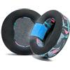 WC FreeZe Maxwell - Cuscinetti auricolari sostitutivi in gel rinfrescante per cuffie Audeze Maxwell di Wicked Cushions - Aumentano comfort, durata, spessore e isolamento acustico | 90's Black