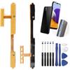 RongZy Tasto Power/Volume Flex Cavo per Samsung Galaxy A22 5G A226B Controlli Volume di Ricambio,Power On off Button, con Strumenti