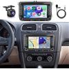 Inefala 2G+64G Android Autoradio per VW Golf Passat Tiguan Polo Caddy Skoda Seat Touran, 7 Touchscreen Stereo Auto Bluetooth con Wireless Carplay & Android Auto GPS/WiFi/RDS/FM Mic Retrocamera