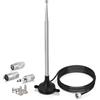 Bingfu Antenna Radio DAB FM Interni Antenna Telescopica Digitale con Base Magnetica, Cavo 3 m, Adattatori 3 per Ricevitore Stereo Radio DAB FM Case