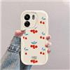 hdqICase Ciliegia Custodia Onda Silicone Morbido Compatibile con Xiaomi Poco C65/Redmi 13C-4G Bianco Cover