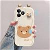 hdqICase Custodia Cartone Animato 3D Compatibile con Realme Note 50 4G/Realme C53/ C51 Cover Silicone Antiurto Alla Moda