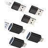 Kefiany Adattatore USB C Maschio a USB 3.0 Femmina(6Pack)Tipo C Female a USB-A Male Caricatore Adapter per Apple iPhone 16 15 MacBook per iPad Compatibile con Samsung Dati OTG Convertitore Tablet PC Mouse