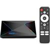 Sidiwen Android 14.0 TV Box, Android Box 2GB RAM 16GB ROM WIFI6 1000M Ethernet 4K 8K HDR10 Chipset Allwinner H728, supporto 2.4G/5.8G Dual WiFi BT5.0 USB 2.0 USB 3.0 TV Box Android