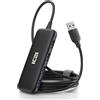 ICZI Hub USB 3.0 4 Porte Sdoppiatore Multipresa Multipla con cavo da 120cm per MacBook, iMac, Surface Pro, Mac Mini, XPS