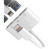 Kefiany Adattatore Lightning a USB per IPhone14 13 Pro MAX Ricarica Jack Cavo Certificato per Apple MFI OTG 3.0 Porta USB-A Tastiera Chiave Lettore Scheda Fotocamera per iPad Pro Spina File Fotocamera