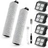VOUPRONGZY Per Tineco iFloor 3 / Floor One S3 Spazzole Rullo Ricambi Accessori Aspirapolvere, Avec 2 Rullo Per Spazzole, 4 Filtri HEPA, 1 Spazzola per Pulizia，1 Spazzola per Serbatoio D'acqua