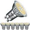 EACLL Lampadine LED GU10 10W Equivalente a Alogena 140W, Pacco da 6, 1050lm 4000K Luce Bianco Naturale, Faretti AC 230V senza Sfarfallio, Angolo a Fascio 120° Spot, Non Dimmerabile Lampade Riflettore