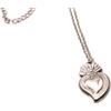 Shopping Cat Bijoux Collana cuore sacro con catena fine in acciaio