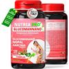 NUTREA PRO Glucomannano Forte 4200mg di attivi | Formula Completa con Glucomannano, Garcinia Cambogia e Nopal | Supporto pasti principali | Integratore con Fibre Naturali | 120 Capsule Made in Italy NUTREAPRO®