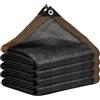 Ouckkhey Rete ombreggiante - 90% grado di ombreggiatura con rete solare perforata, rete di ombreggiatura 3,5 x 2 m, adatta per pergolati, giardino, piante, tetti del cortile, ombreggiatura per serra e