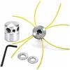 topolenashop Testina Decespugliatore in Alluminio con 4 Fili Nylon 3.0 mm, Attacco Universale M10x1.25, con Accessori Inclusi, Testina Taglio per Tagliabordi e Decespugliatori | VG12227