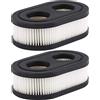 Ruikdly Filtri Aria per Tosaerba da Giardino 2 Pcs Filtro dell'aria per tosaerba da giardino Filtri Aria per Motori Briggs per filtro dell'aria per 798452 593260 5432 5432K motore generatore pompa dell'acqua