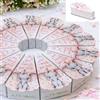 Regalami 25 Scatoline Portaconfetti a Forma di Torta per Battesimo, Comunione o Laurea, Complete di Bigliettino a Tema, Segnaposto e portaconfetti (Battesimo Bimba)