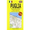 Capone Editore Puglia. Carta stradale e guida turistica. Con cartoguida alle spiagge del Salento 1:260.000. Ediz. italiana e inglese