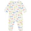 Petit Bateau Abbigliamento Notte Misto, Marshmallow/Multico, 0 Mesi