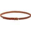 PIECES PCAVERY LEATHER BRAIDED SLIM BELT NOOS Cintura Donna