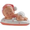 dekora - Figura Decorativa, Decorazioni torta battesimo bimba, Realizzata in Resina, Altezza 10 cm, Cake topper battesimo e Baby shower dal Design Dettagliato, Addobbi Adatto al Contatto Alimentare