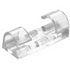 JZK 80 x Trasparente fermacavi Autoadesivo Cavo Clip Plastica Cavo Clip per Casa ufficio scuola